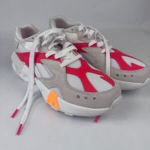NEW Reebok Men's 9 DV5386 Aztrek NO BOX Extra Laces Burnt Orange White Shoes